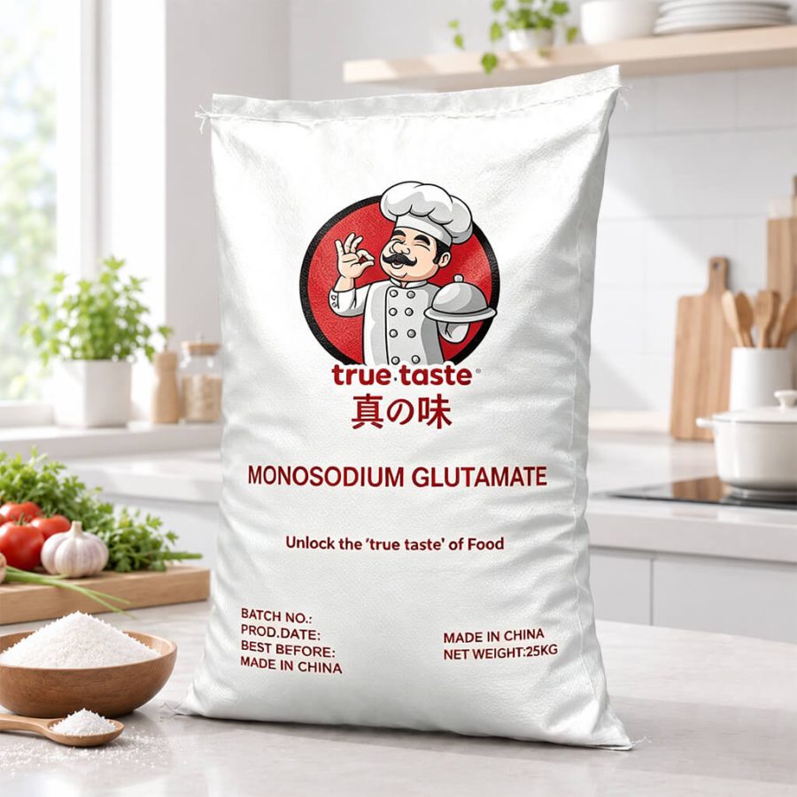 25 kg bulk MSG bag with customized brand printing