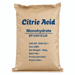 Citric acid monohydrate 25 kg bag